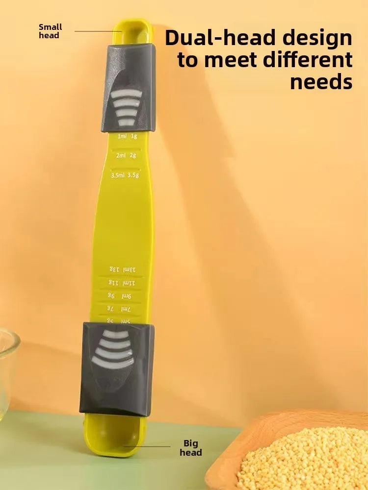 Measuring Spoon Adjustable Baking Measuring Spoon Scale Reusable