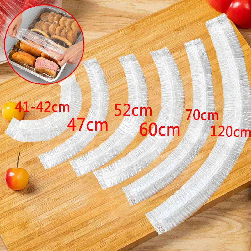 Disposable Food Cover Plastic Shower Cap Fruit Food