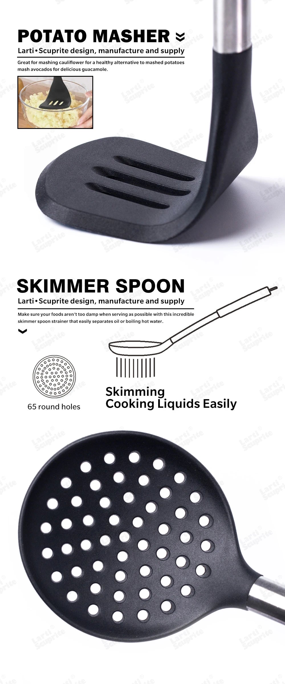 Quality Silicone Utensils Cooking Non Stick Kitchenware Heat