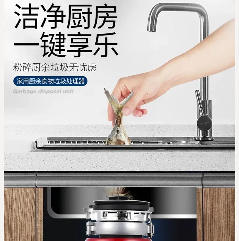 220v Food Waste Disposer Sink Garbage Processor Food