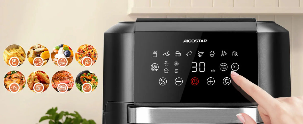 Aigostar Owen 12 Litre Air Fryer 1700w Led