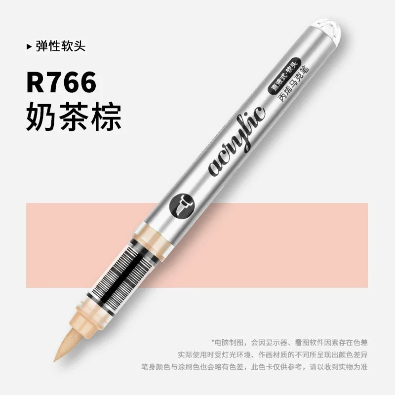 Grasp 120/1 Colors Acrylic Markers Brush Tip Paint
