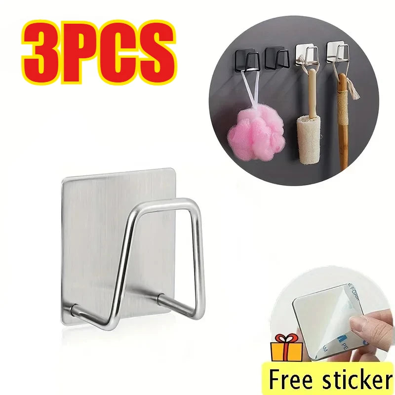 Stainless Sink Sponges Racks Self Adhesive Sink Sponges