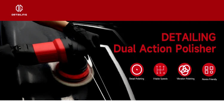 Detailing 5pcs Car Polisher 15mm/21mm Orbital Polisher Dual