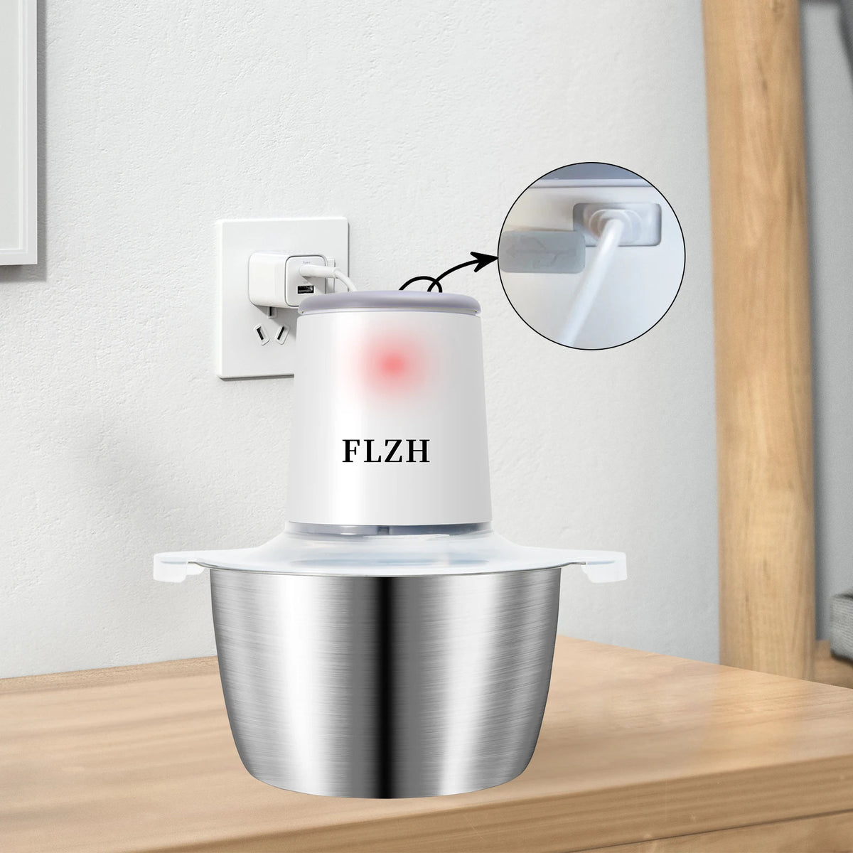 Food Chopper Food Processor Mini Electric 2l 148w