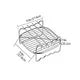 Stainless Steel Bread Cake Cooling Rack Carbon Steel