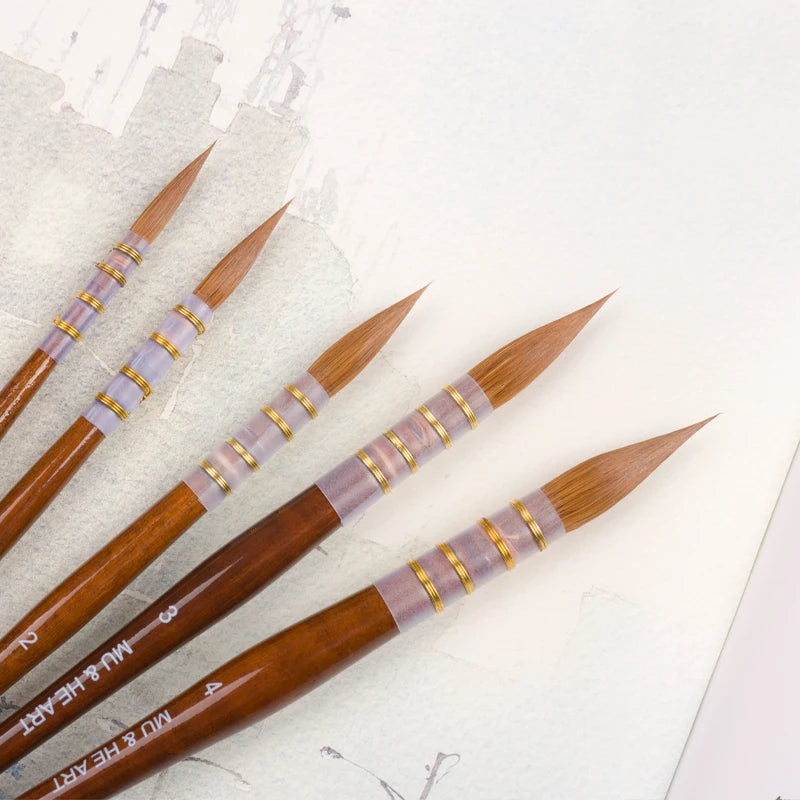 High Quality Kolinsky Sable Hair Mixed Watercolor Painting