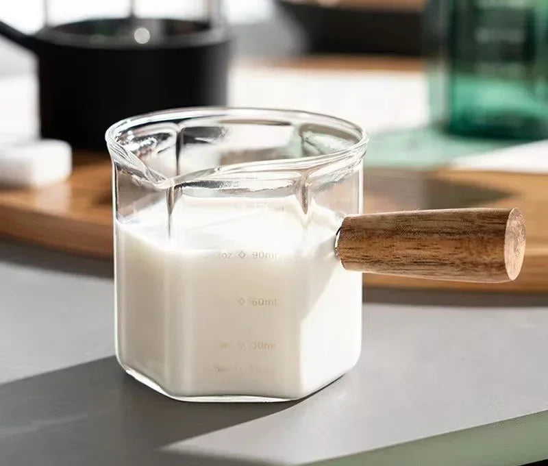 120ml Espresso Extraction Cups Glass Coffee Cup Scale