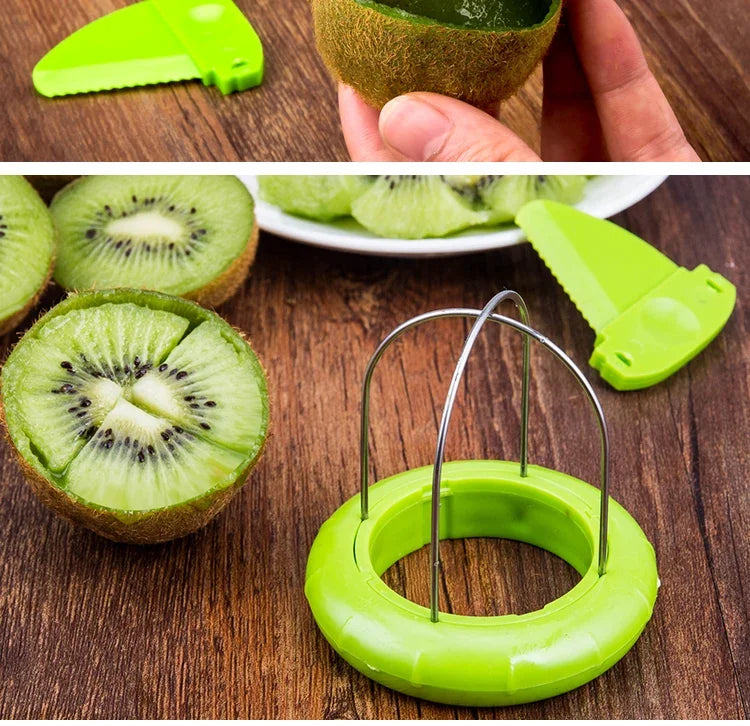 Fast Peel Kiwi Cutter Fruit Peeler Slicer Lemon