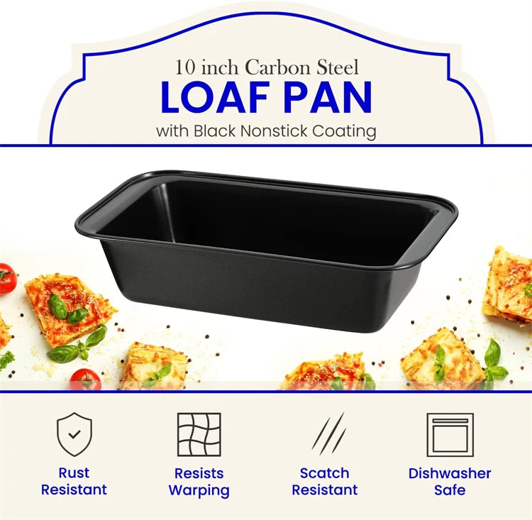 Lmetjma Nonstick Baking Bread Loaf Pan Carbon Steel
