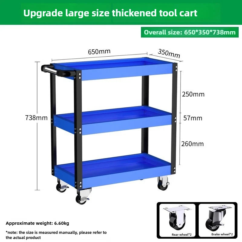 Baolian Mechanical Workshop Toolscart Trolley Brake Wheels
