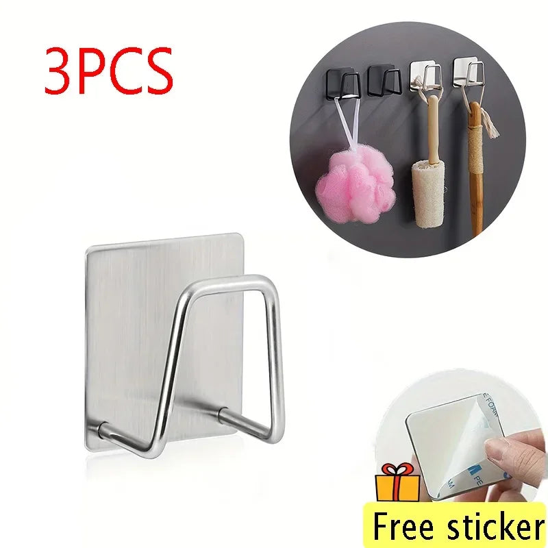 Sponge Holder Sink Stainless Steel Sink Shelf Adhesive