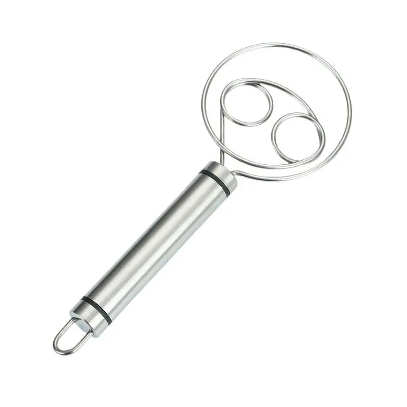 1pc Stainless Steel Dough Mixer Hanging Hole Whisk