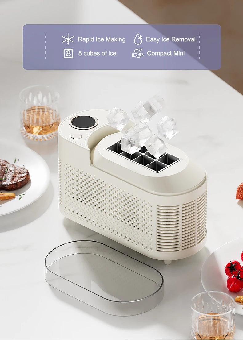Desktop Mini Ice Cubes Maker Machine Dormitory Camping