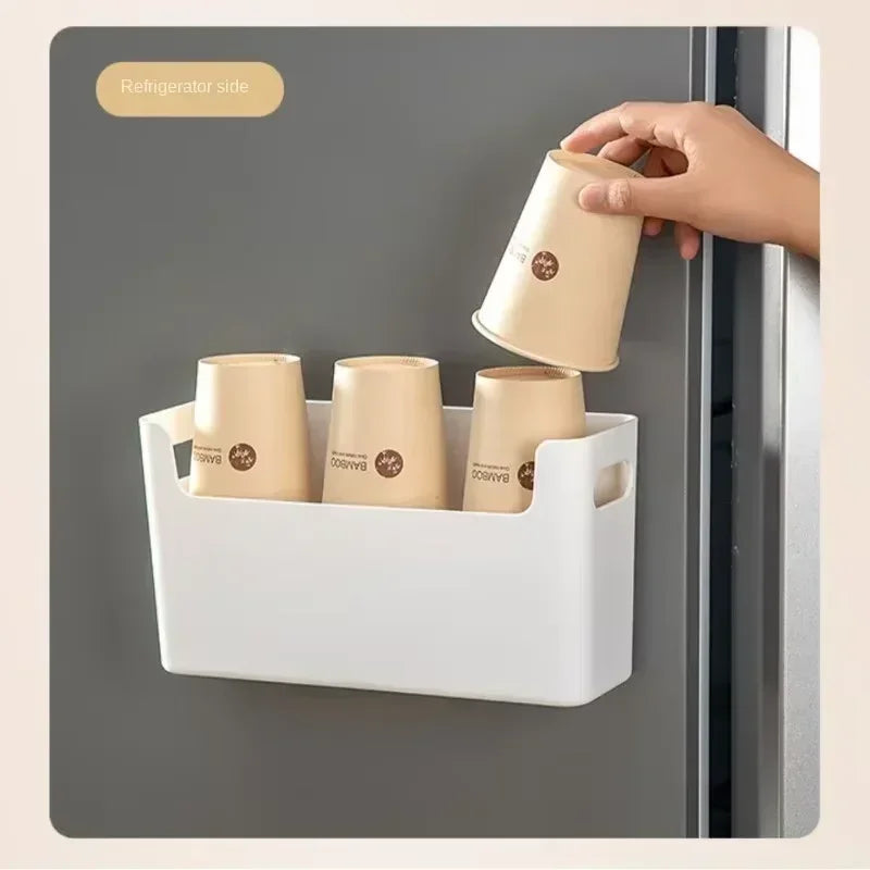 Non Perforated Cling Film Rack Inside Cabinet Wall
