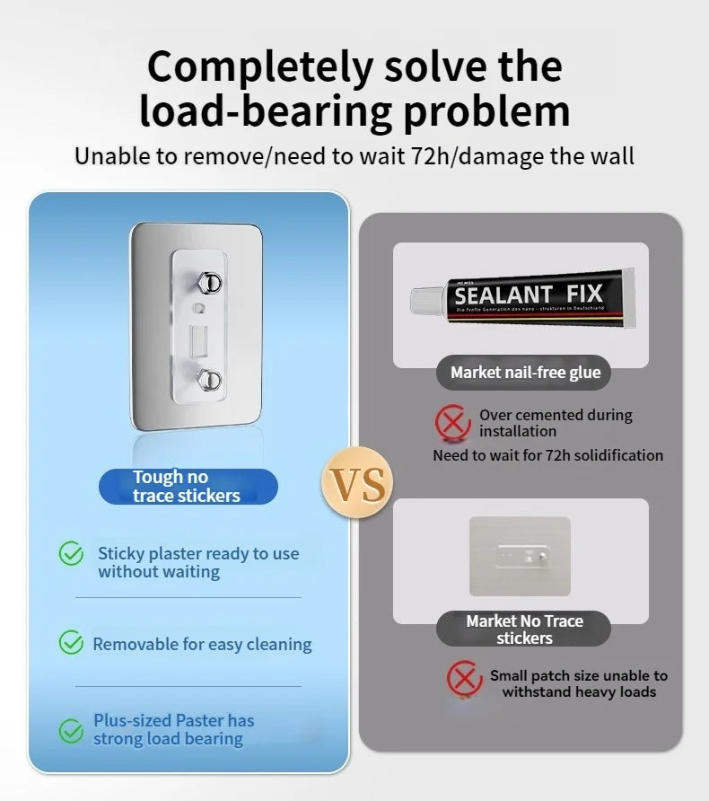 No Need To Drill Walls Installation Aluminum Bathroom