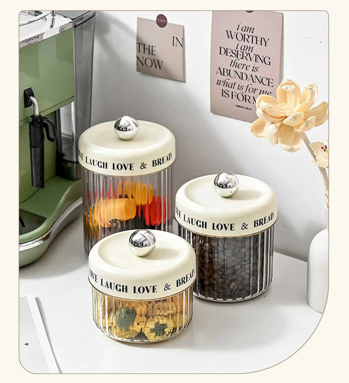 Airtight Food Storage Containers - Bpa-Free Canisters Grains/Dry