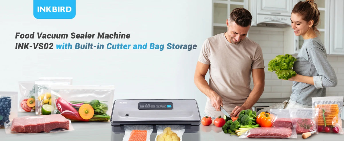 Inkbird 3rd Vacuum Sealer Starter Kit -80kpa Strong