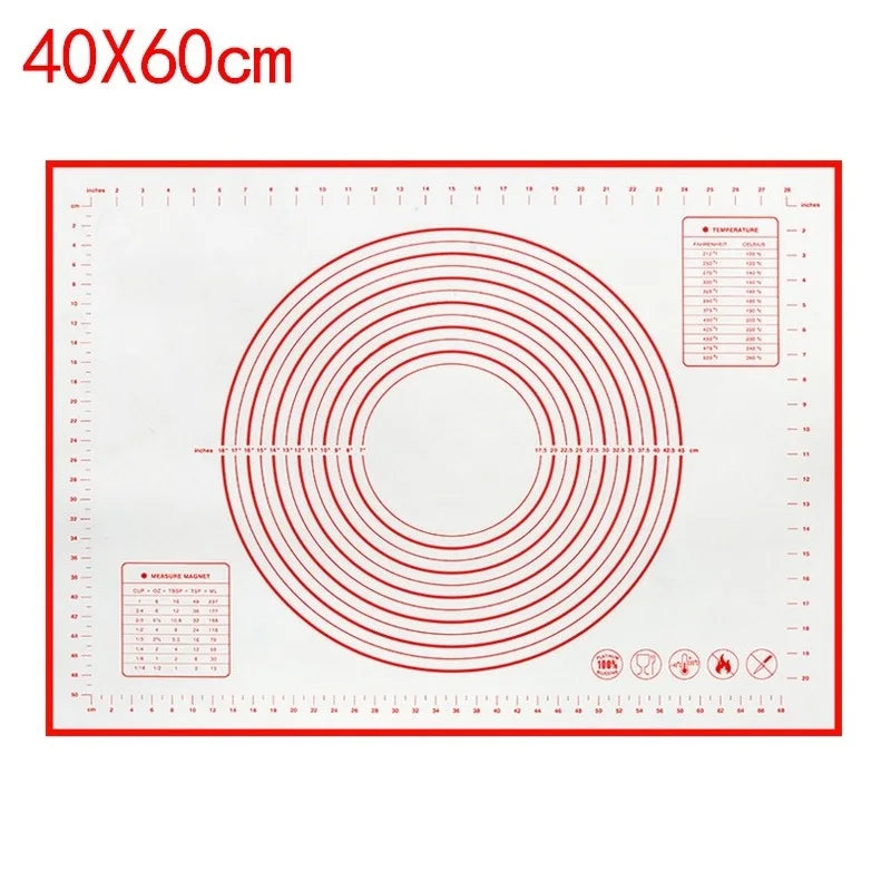 Silicone Pastry Mat Extra Thick Non Stick Baking