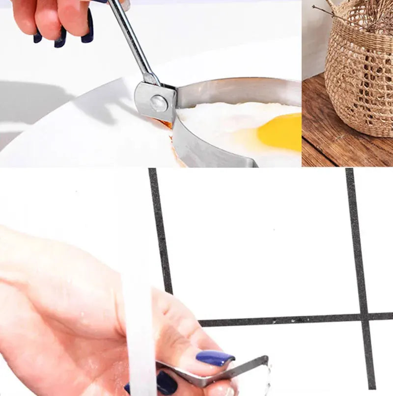 Stainless Steel Fried Egg Shaper Mould Maker Breakfast