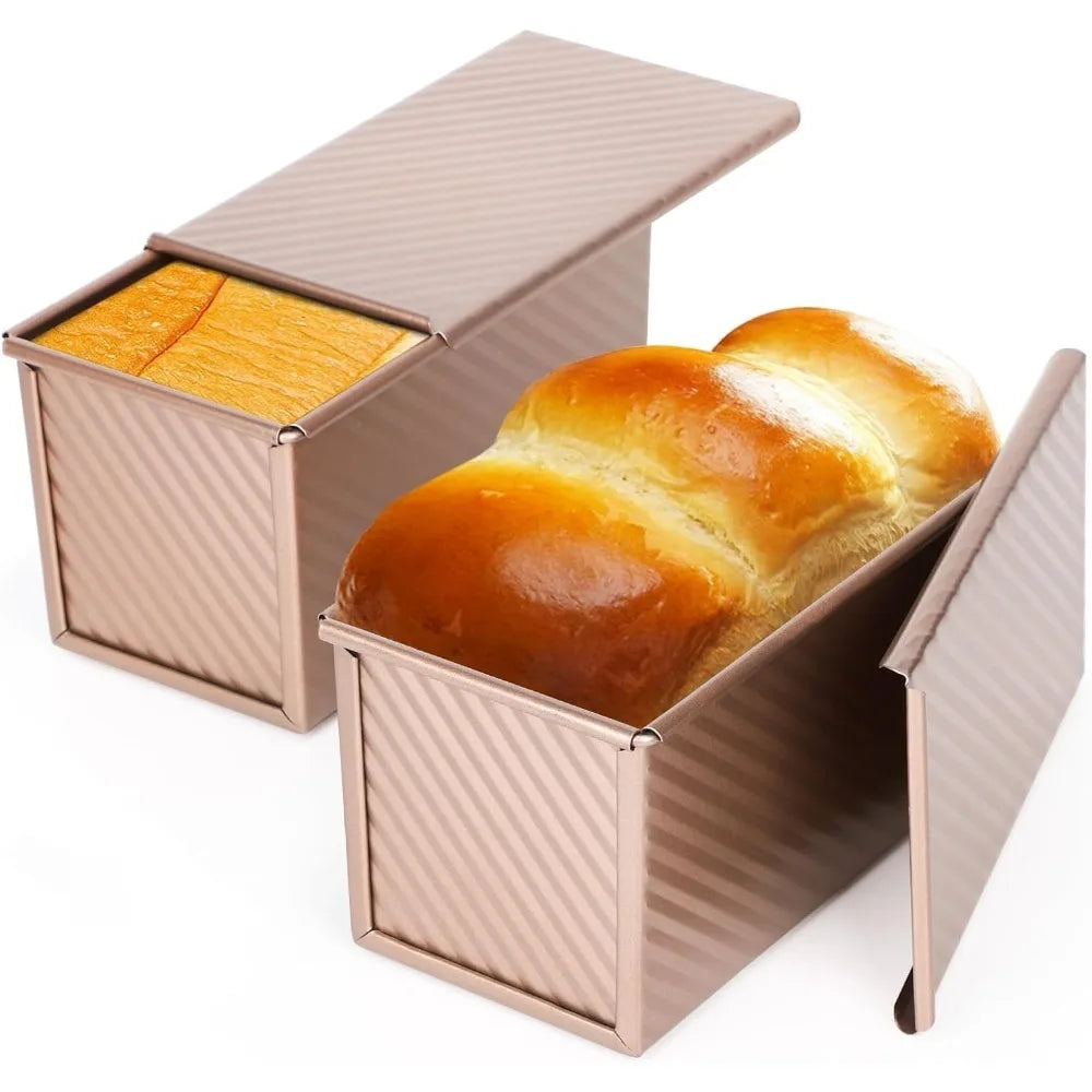 1pc Rectangle Loaf Pan Lid Non Stick Bakeware