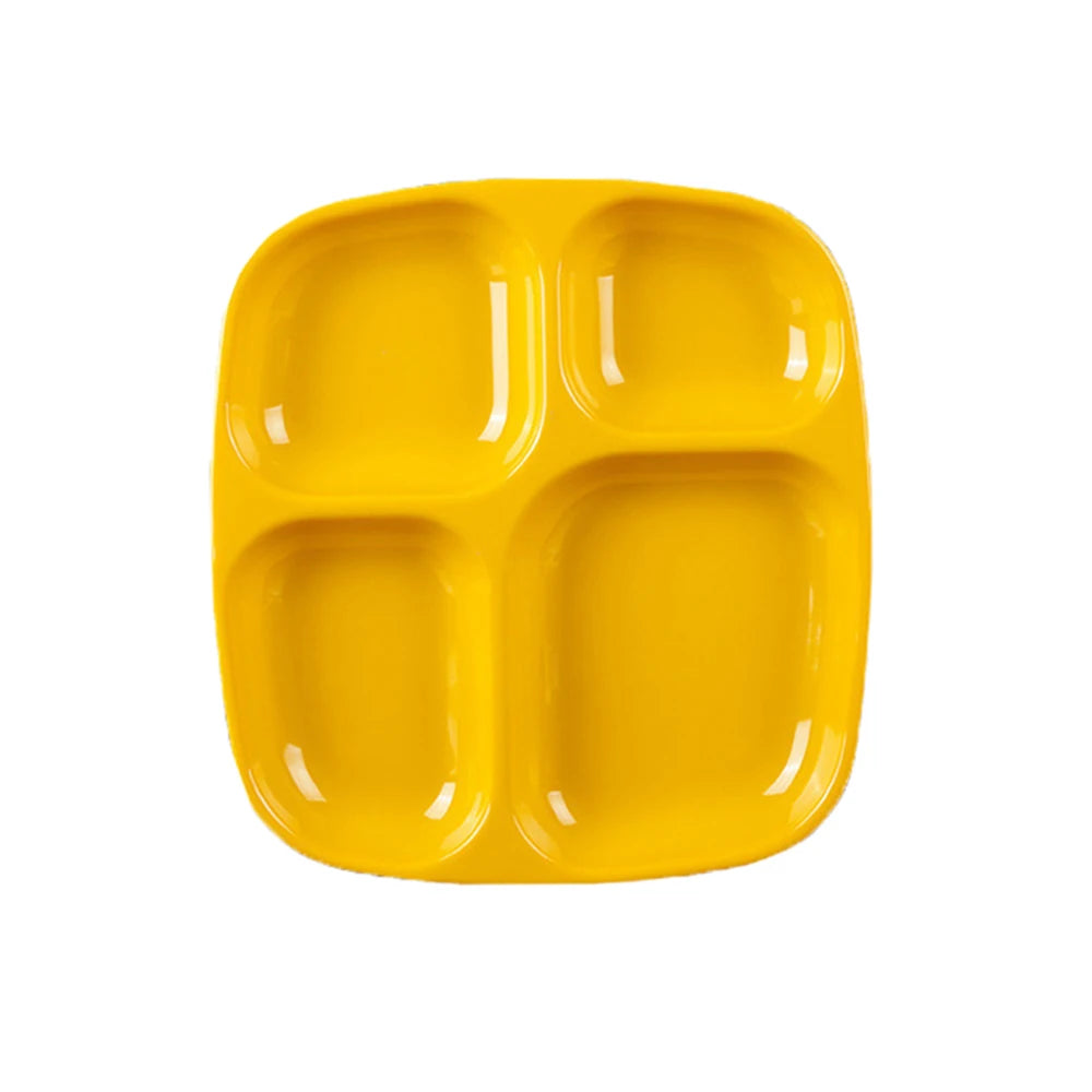Divided Dish Diet Thickened Divided Dinner Tray Four-Grid