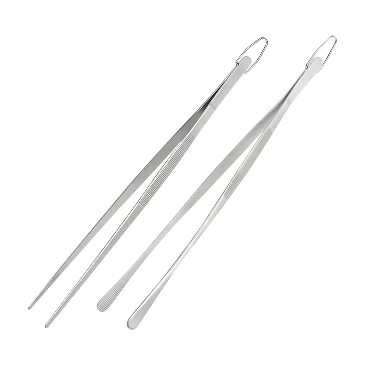 Long Cooking Tongs Stainless Steel Tongs Non-Slip Heat