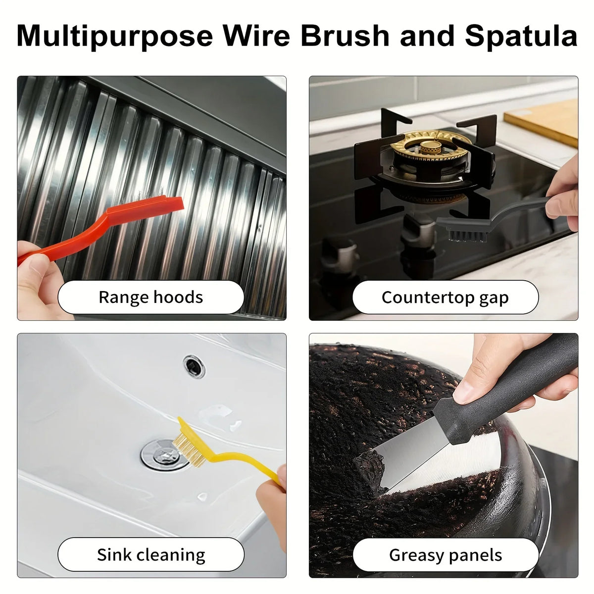 11pcs Multi-Purpose Cleaning Brush Long Handles Design Tight