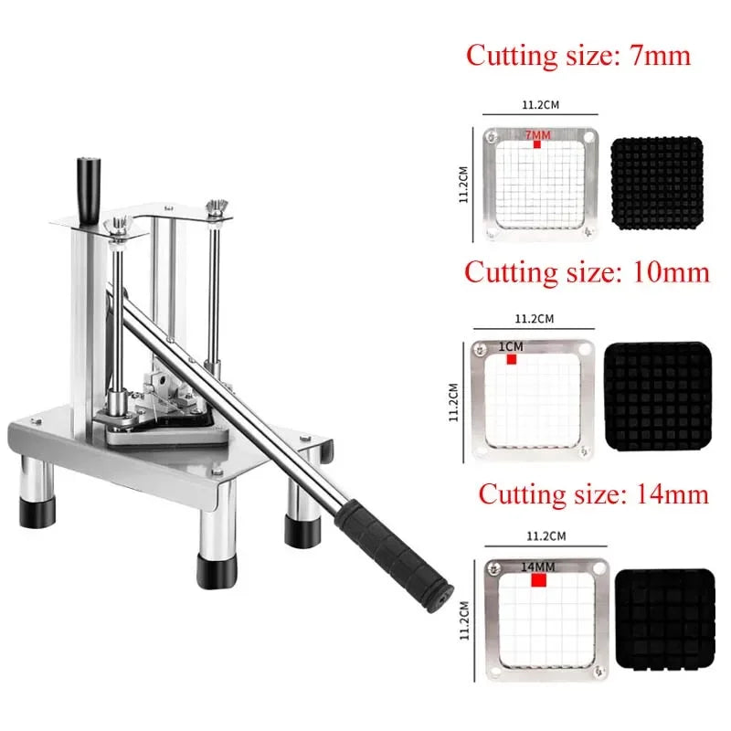 Hand Movement Fruit Vegetable Slice Cube Cutting Slicing