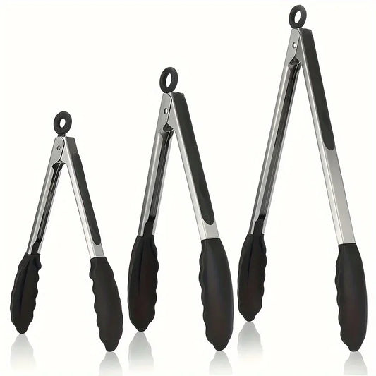 Size Available Heavy Duty Stainless Steel Tongs Silicone