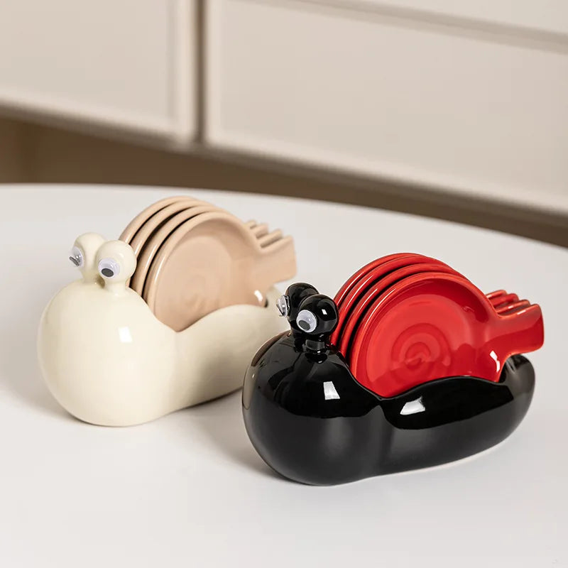 Snail Ceramic Small Dish Flavor Dish Pot Dipping