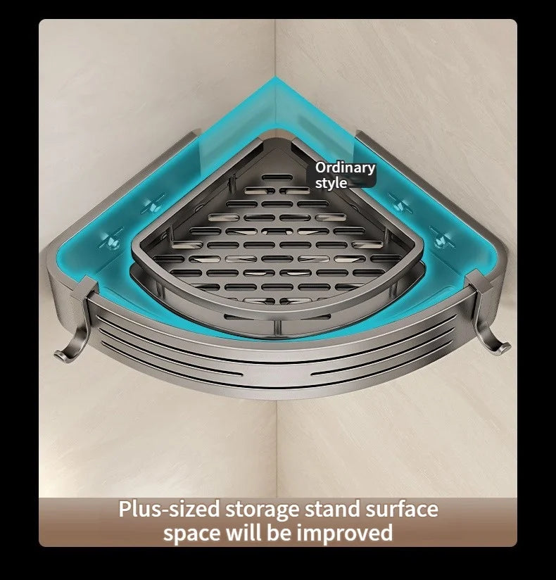 No Need To Drill Wall Installation Aluminum Bathroom
