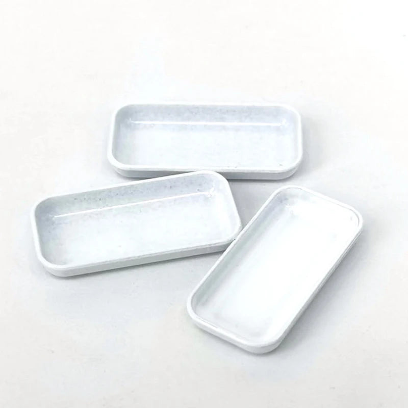 3pcs 1/12 Dollhouse Simulation Food Dish Plates Dollhouse