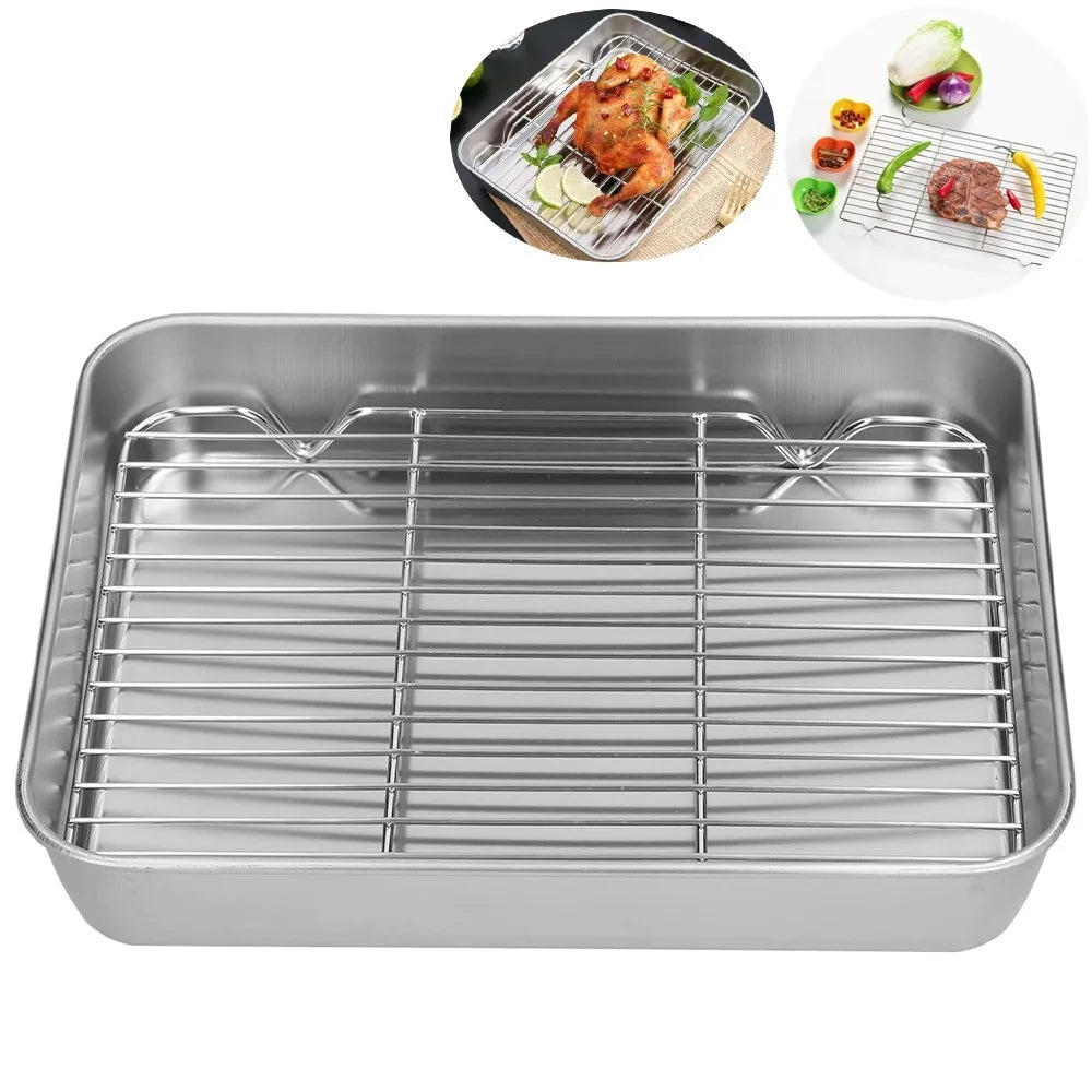 Stainless Steel Baking Tray Grill 304 Stainless Steel