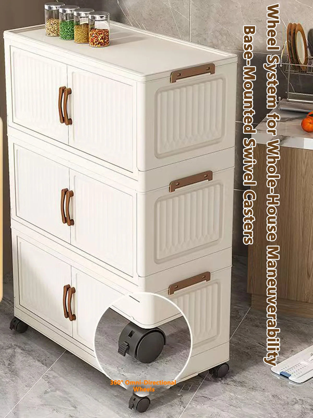 Multi Specification Storage Cabinet Folding Cabinet Clothes Snack
