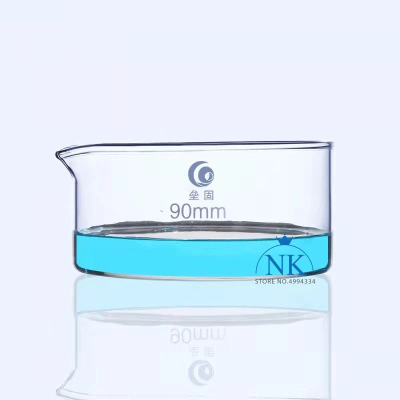 1pc High Borosilicate Glass Crystallizing Dish Circular Dish
