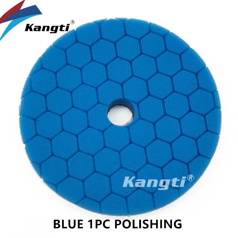 Kangti 5/6 Inch Car Polishing Pad Kit Self-Adhesive