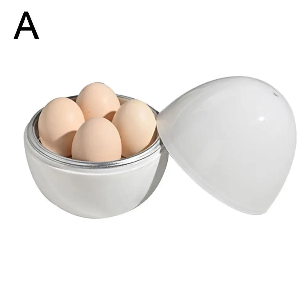 1/4 Eggs Microwave Egg Steamer Boiler Cooker Easy