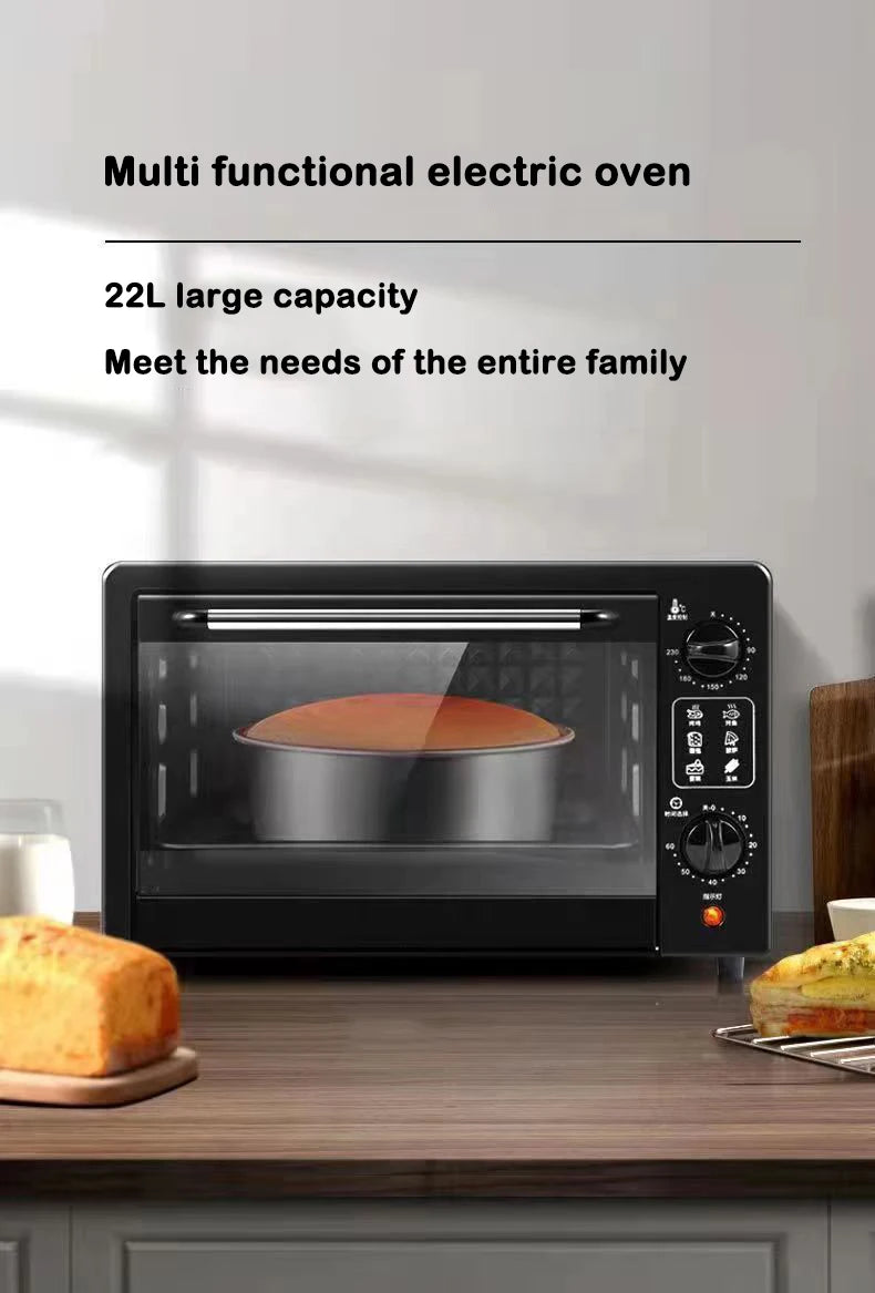 Dmwd 22l Electric Oven Roaster Timing Baking Oven