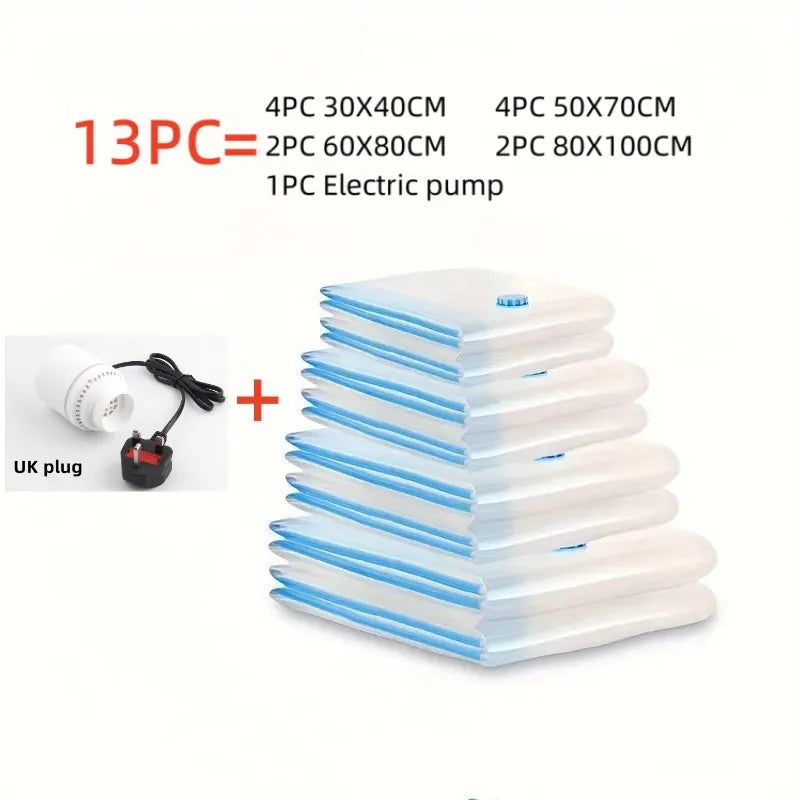 Pump Organizer Compressed Bag Electric Pump Travel Vacuum