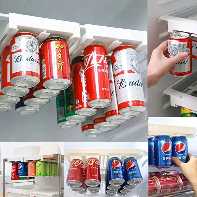 Refrigerator Storage Box Organizer Can Space-Saving Organizer Can