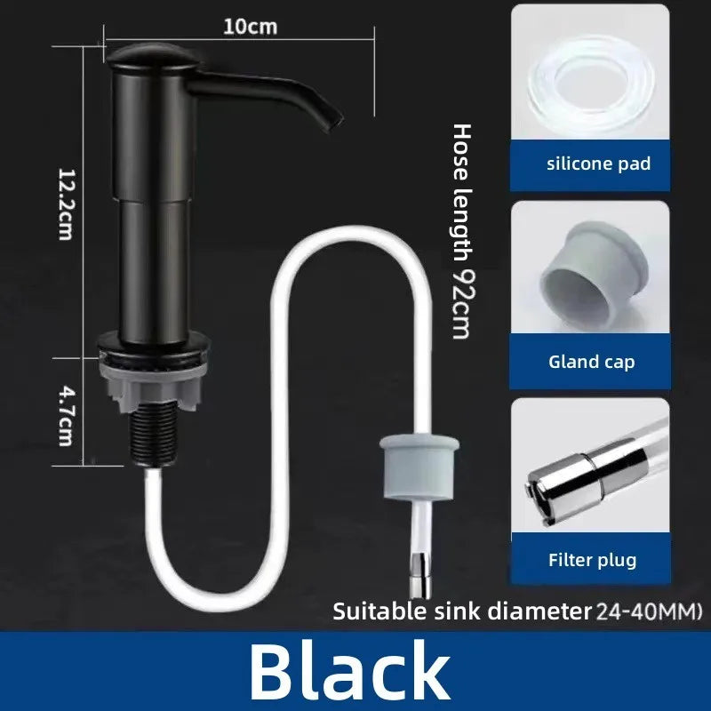 Counrtertop Dishes Dispenser Extention Tube Hand Press Soap