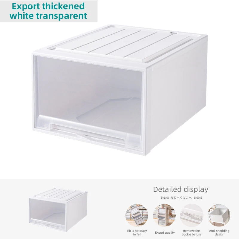 Stacking Storage Drawer Boxes Large Capacity Wardrobe Drawer