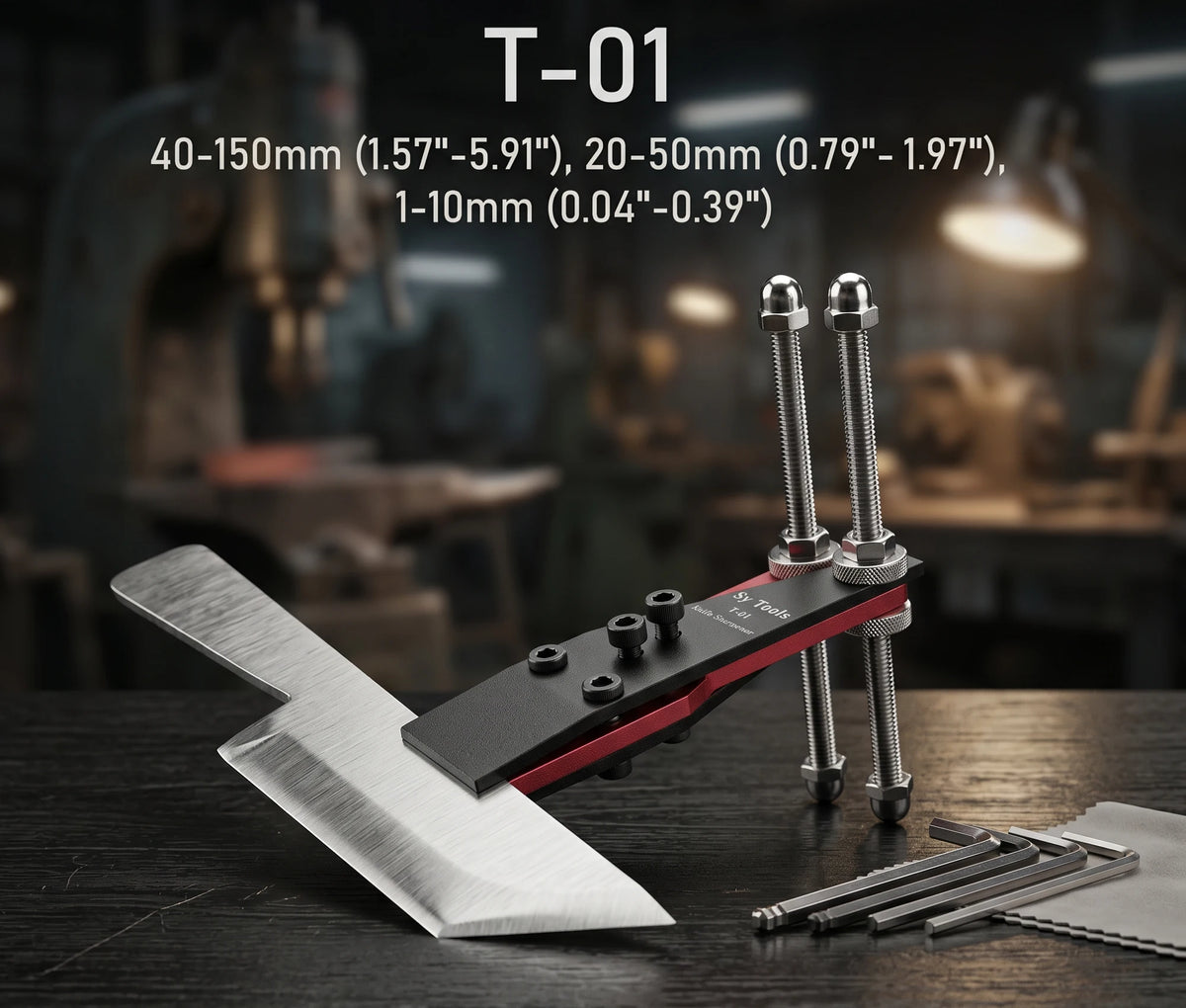 1pc Knife Sharpeners Metal 360 Degree Flip Clip