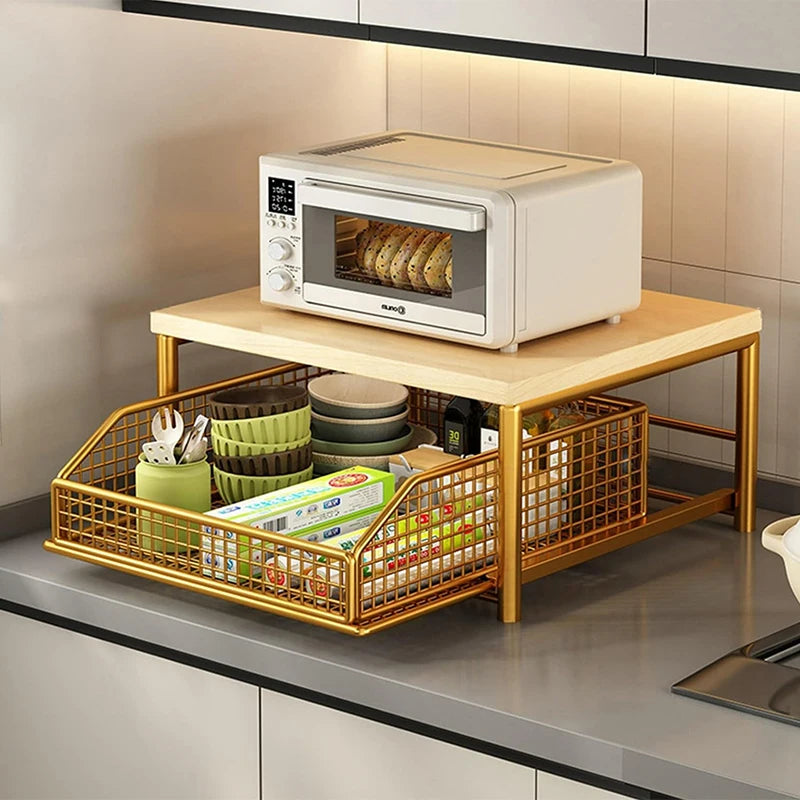 Countertop Organizer Multi-Use Shelf Microwave Spices Coffee