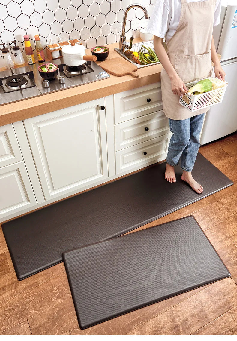 Mat Cushioned Anti Fatigue Ultra Thick Pu Leather
