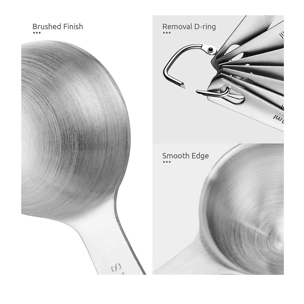 Stainless Steel Measuring Spoon Including American Metric