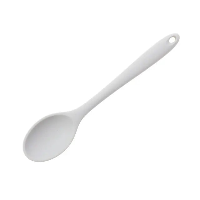Jcd Silicone Spoon Long Handle Kids Mixing Soup