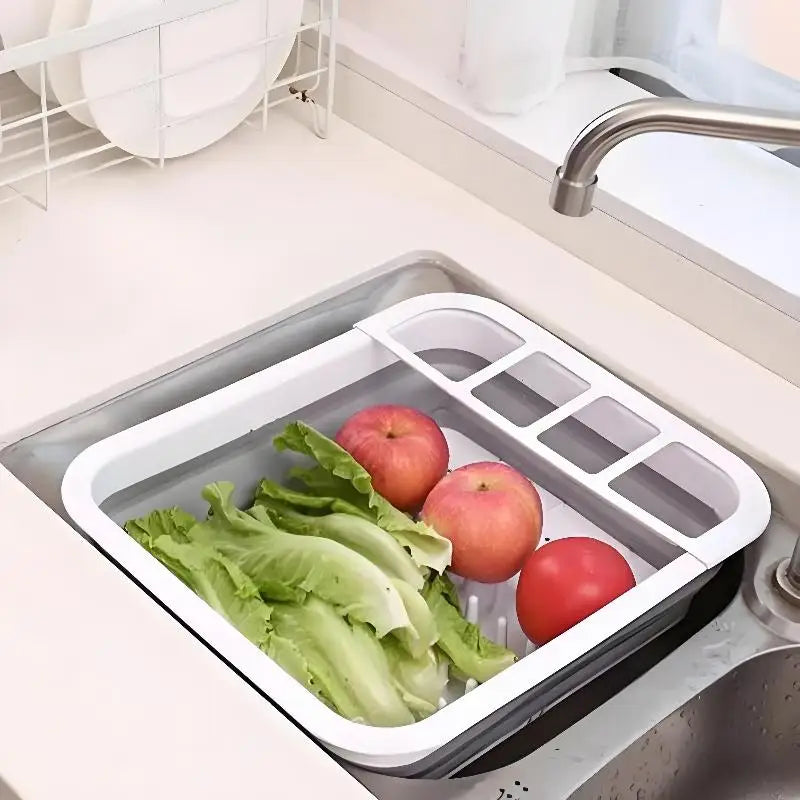 Collapsible Dish Drying Rack Foldable Dinnerware Drainer