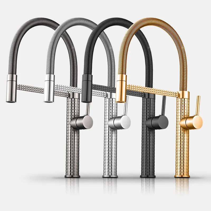 Luxury Faucet Gold Brass Faucet Sink Rotatable Drop